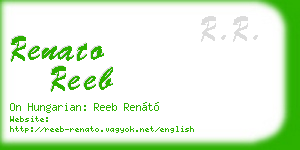 renato reeb business card